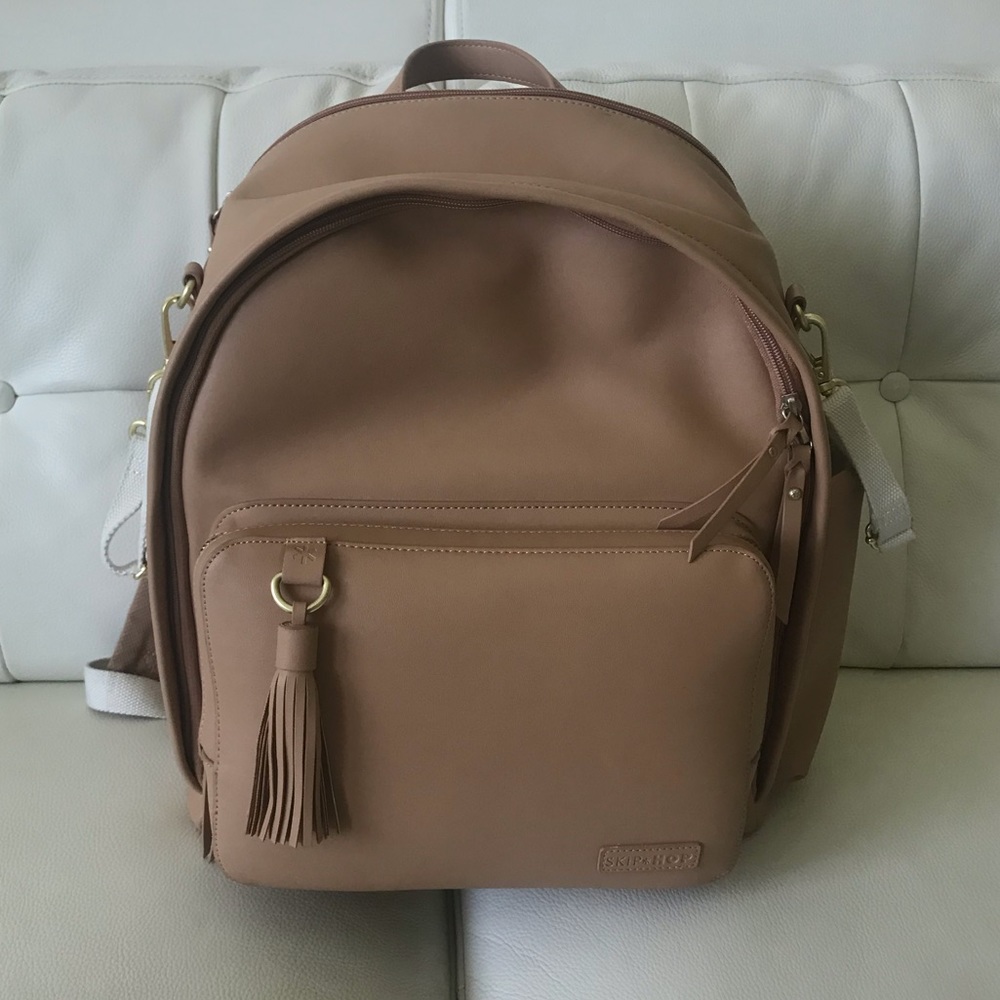 Skip Hop Greenwich Diaper Backpack Vegan Leather